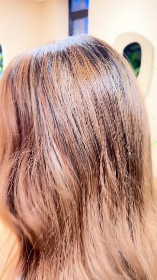Blonde in motion